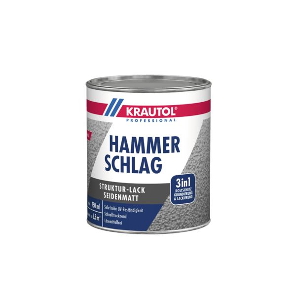 Hammerschlaglack silbergrau sdm. 750ml
