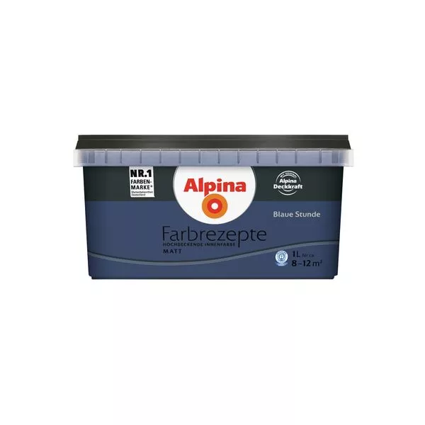 Wandfarbe Farbrezepte Blaue Stunde 1L
