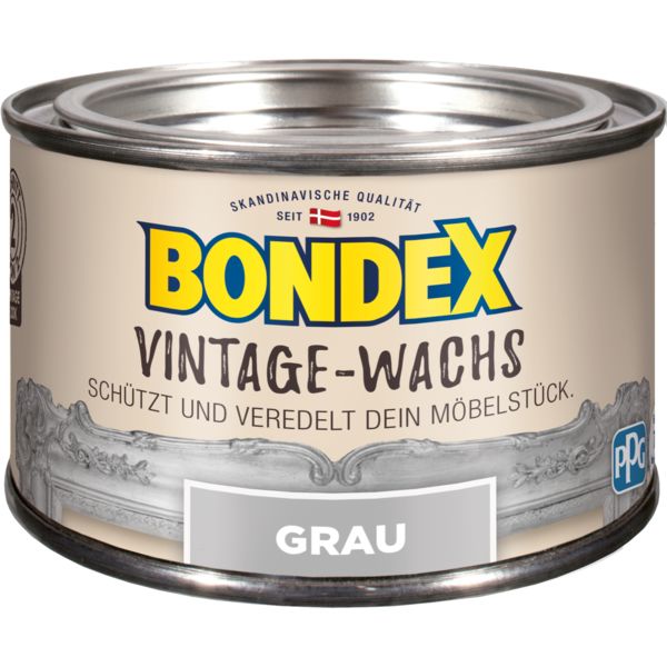 Bondex Vintage Wachs grau 0,25L