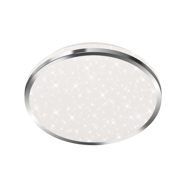Bad-Deckenleuchte LED Sternendekor chrom 12W