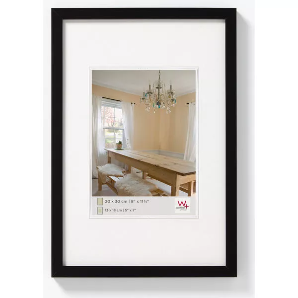 Bilderrahmen Peppers Holz schwarz 30x40