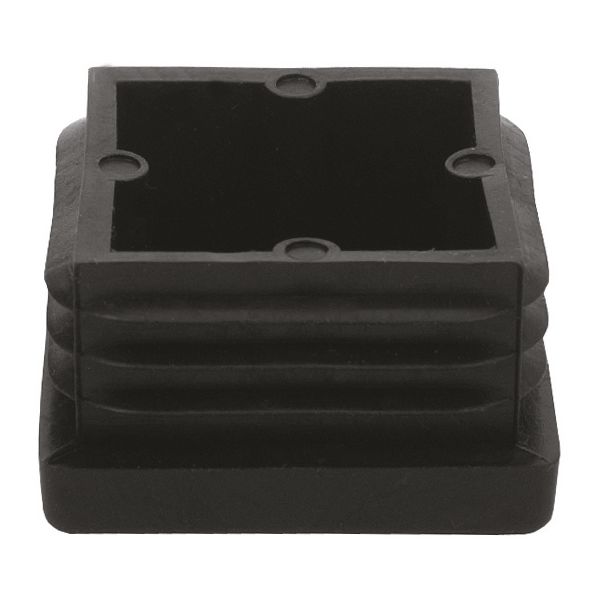 Gleitkappen Kunststoff schwarz 20x20mm (PG E)