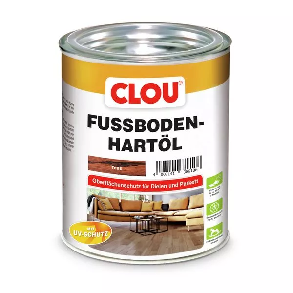 Fußboden-Hartöl teak 750ml Clou