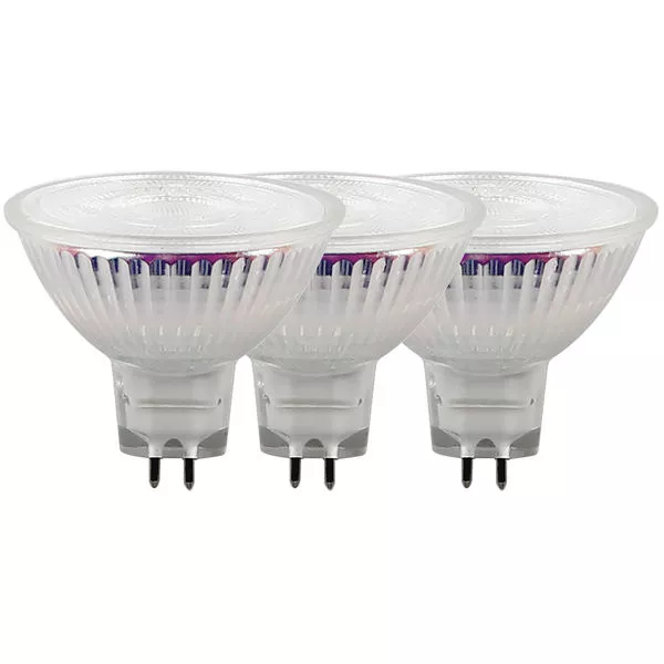 Leuchtmittel LED MR16 4,9W 3er-Pack 350lm GU5.3/830 38°