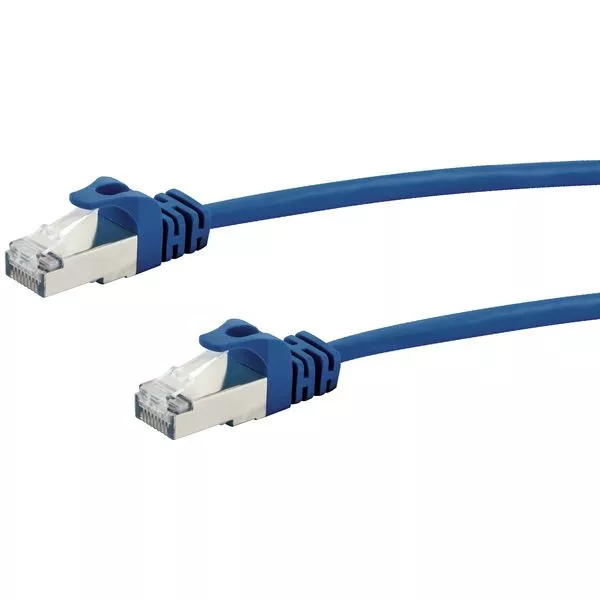 Netzwerkkabel CAT7 S/FTP blau 2m