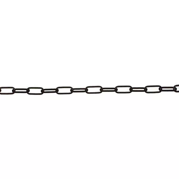 Zierkette Eisen schwarz 3,0x28 mm/30 m vierkant