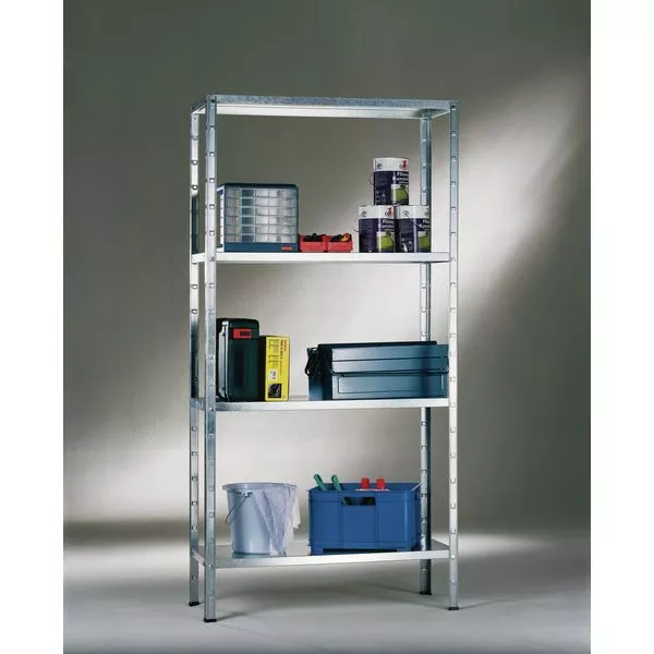 Steck-Grundregal verz. 180x90x35 cm mit 4 Böden