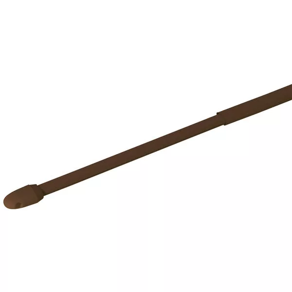 Vitragestange simple braun 80-150cm