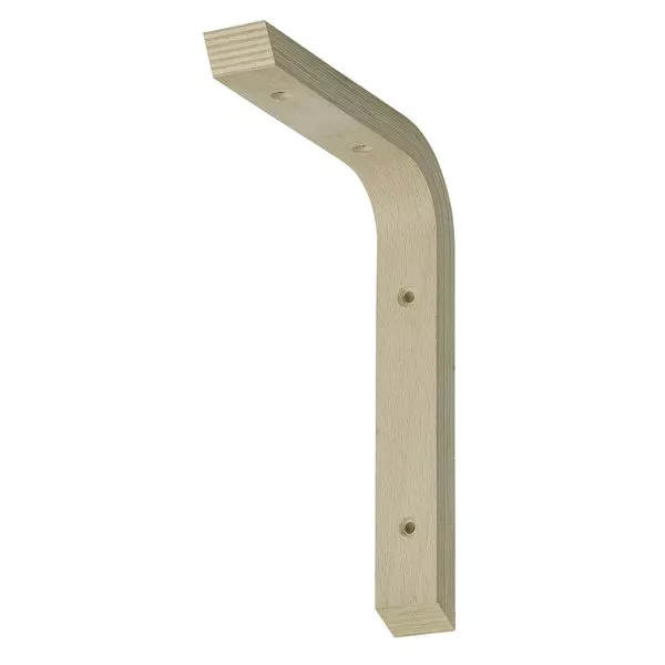 Schichtholzkonsole Buche natur 250x300mm