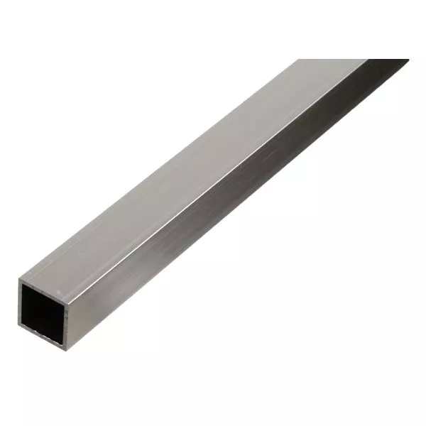 Vierkantprofil Alu nat. 25x25x1,5x2600mm