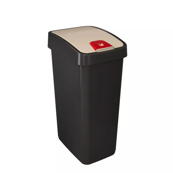 Abfallbehälter Magne 45 L anthrazit 30x40x61,5cm, mit Flip-Deckel