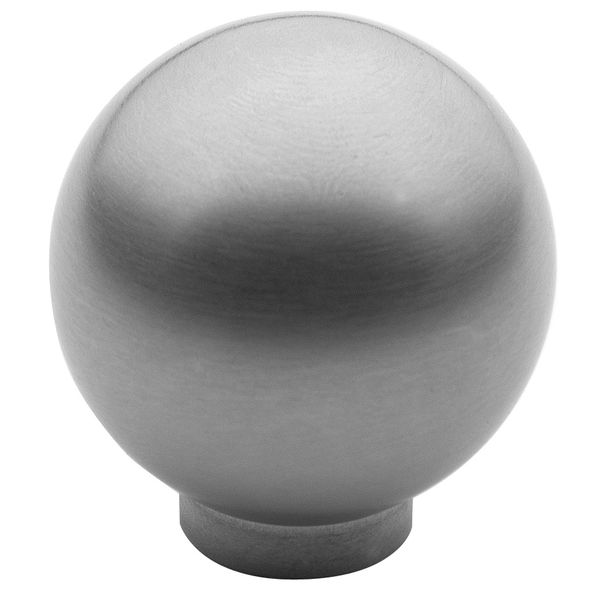 Möbelknopf Edelstahl gebürstet Ø25x27 mm