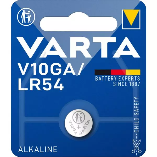Knopfzelle Elec. V10GA/LR54 1,55V 1er Varta im Blister