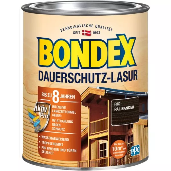 Bondex Dauerschutz Lasur Rio-Palisander 0,75l