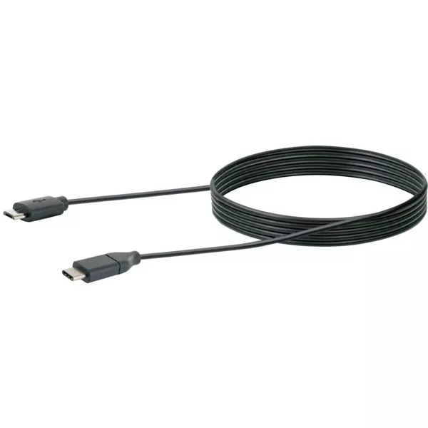 Kabel USB 3.1 Stecker  schw.  1 m 3.1 C Stecker>2.0 Micro B Stecker