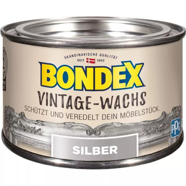 Bondex Vintage Wachs metal. silber 0,25L