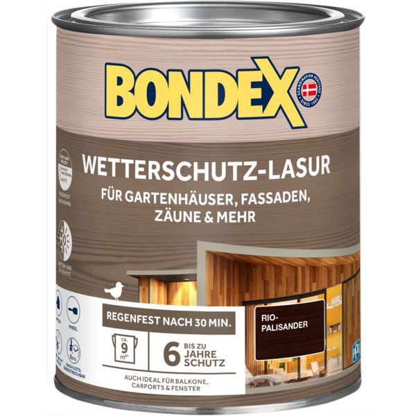 Bondex Wetterschutz Lasur rio-pali.0,75L