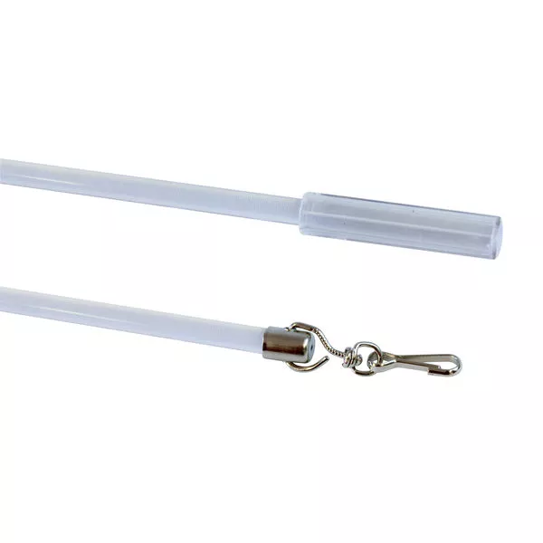 Schleuderstab glasklar Plexi 100cm mit Griff