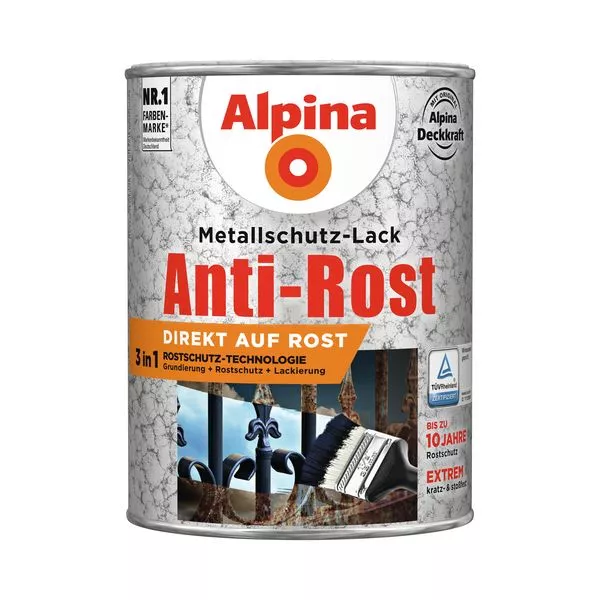 Metallschutzlack Hammerschl. grau 2,5L dunkelgrau