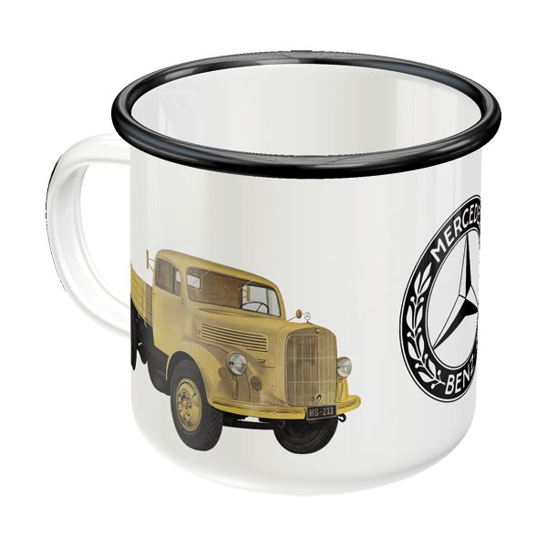 Emaille-Becher Daimler Truck - Models