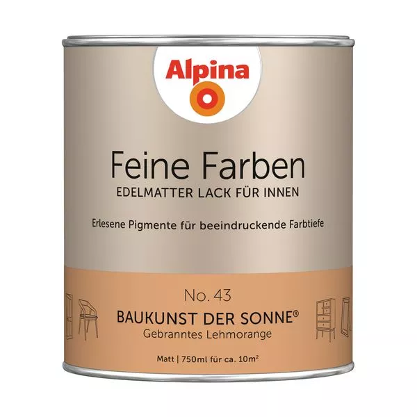 Buntlack Baukunst der Sonne matt 750ml Feine Farben
