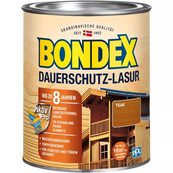 Bondex Dauerschutz Lasur teak 0,75L