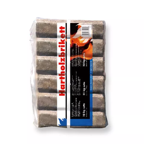 Hartholzbriketts Pini&Kay ca. 10 kg achteckig mit Loch