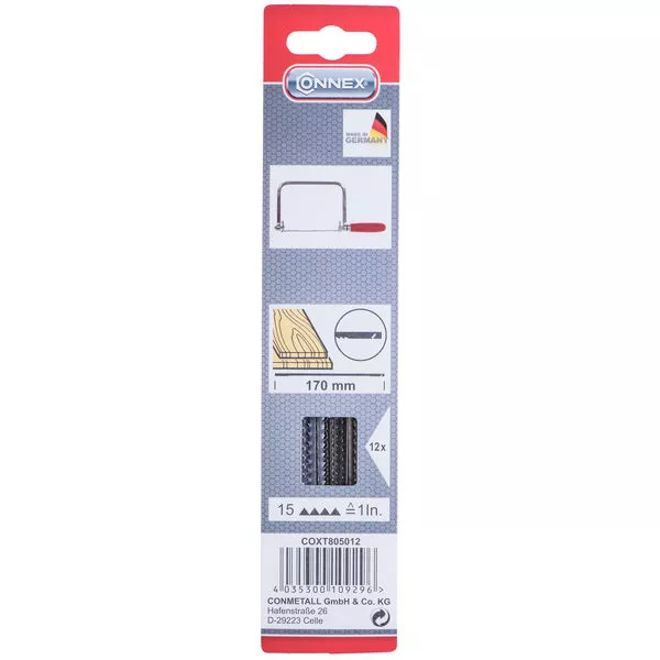 Ersatzsägeblatt f. Holz 162mm 12 St.