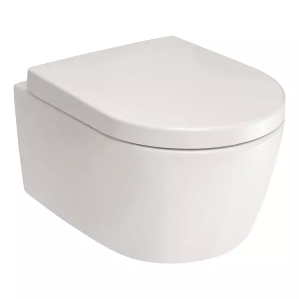 Wand-WC-Set 568 spülrandlos weiß Ausladung 50cm, Aktionsartikel