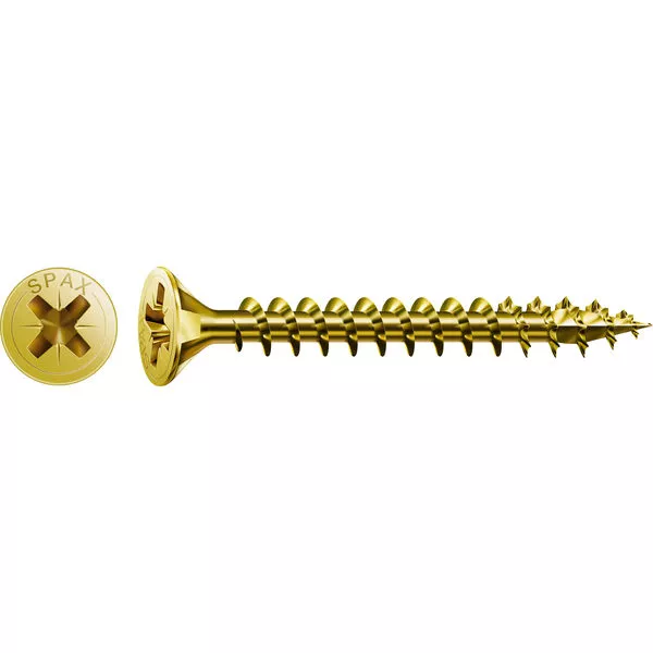 Universalschrauben gelb vz VG 3,5x45 mm SeKo Pozi Pack XL (250 Stück)