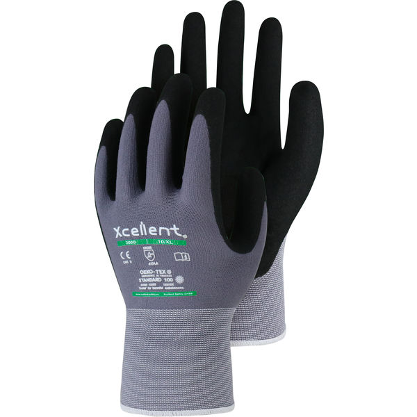 Handschuhe XC-3000 Gr.09 (12er Bund) Nitril, 360° atmungsaktiv