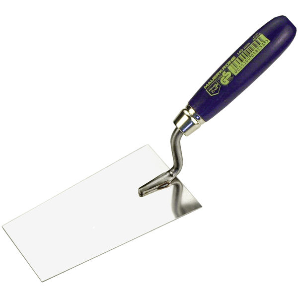 Eckige Kelle 140mm ger. Hals rf.