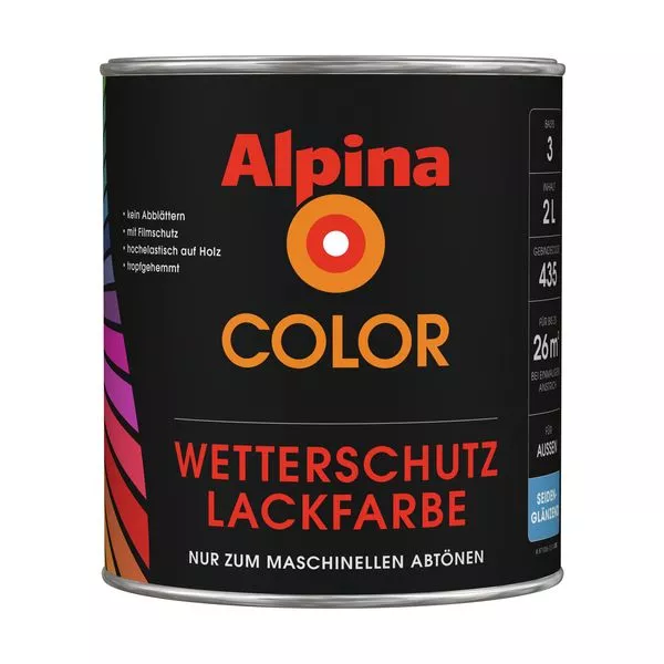 Alpina Color Wetterschutzfarbe Basis3 1L Color Tinting