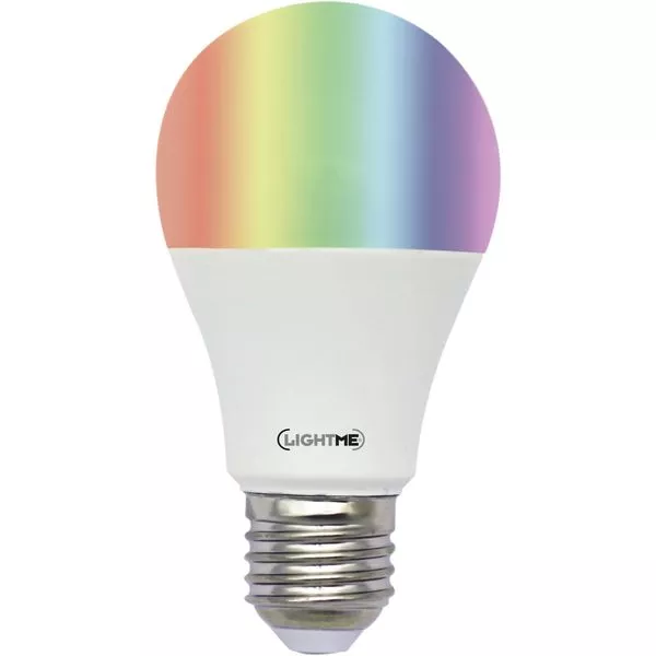 Leuchtmittel Lightme RGB+W A60 6W E27/827 470lm, inkl. Fernb.