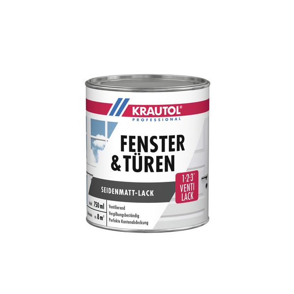 Fenster- u. Türenlack sdm weiß 2,5l Venti