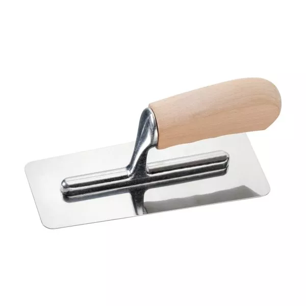 Glättekelle Venezianerform 200x90x80mm Holzgriff rostfrei