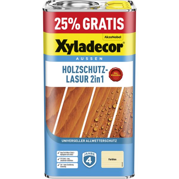 Holzschutzlasur 2in1 farblos 5L Xyladecor lh Promo ab 2022