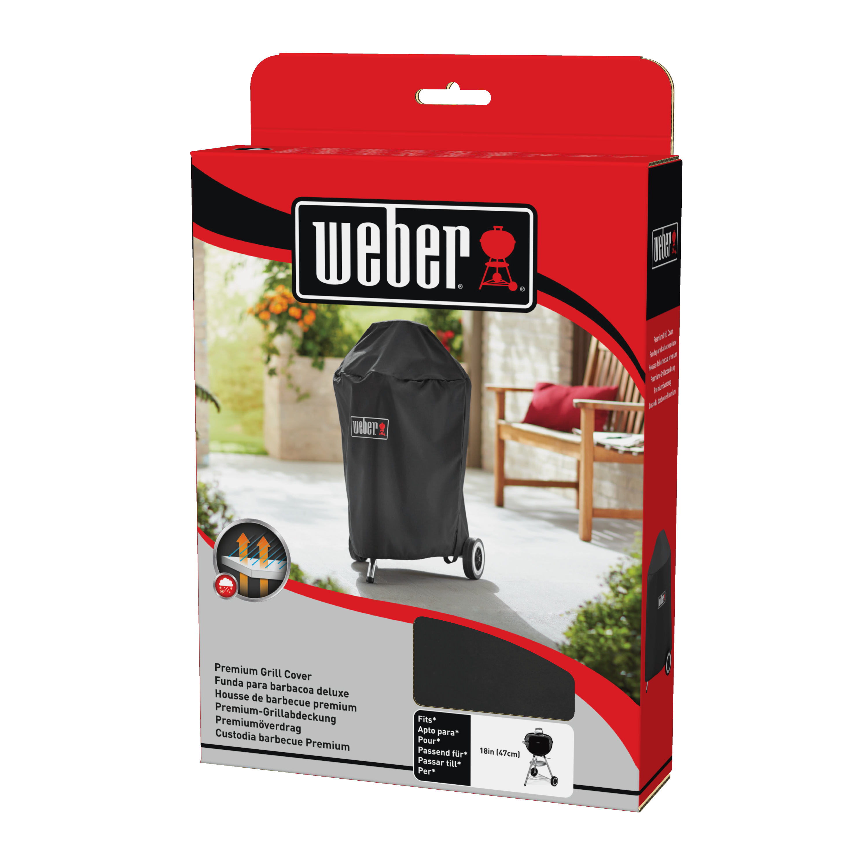 Weber Premium Abdeckhaube für Holzkohlegrill     
