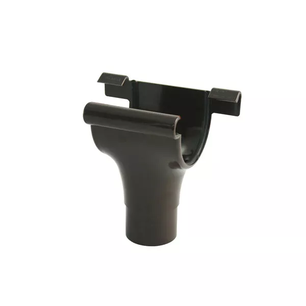 Stutzen zur Dachrinne RG 75 braun