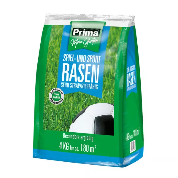 Prima Spiel und Sportrasen 4kg für 180m²