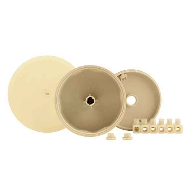 Abzweigdose UP rund IP54 m.5-pol.Klemmstein Spels-