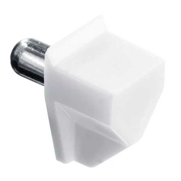 Bodenträger m.Nagel Kunststoff weiß (PG J)