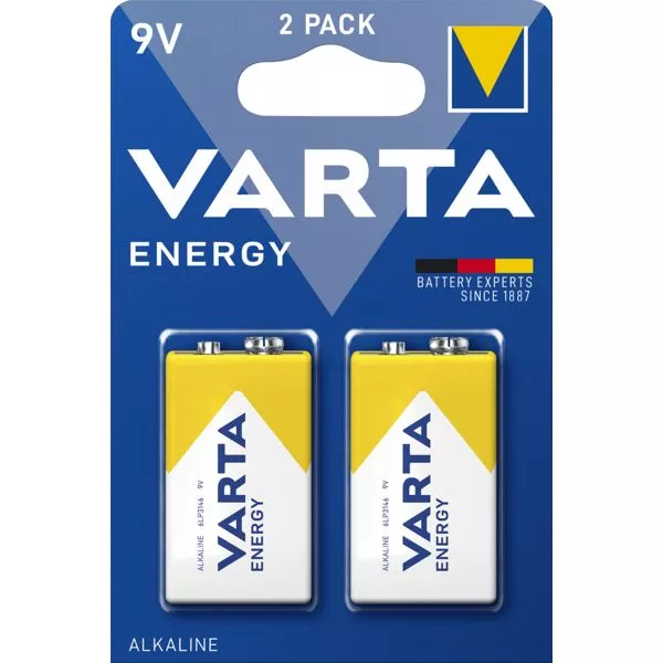 Batterie Energy E-Block 9V 2er Varta im Blister