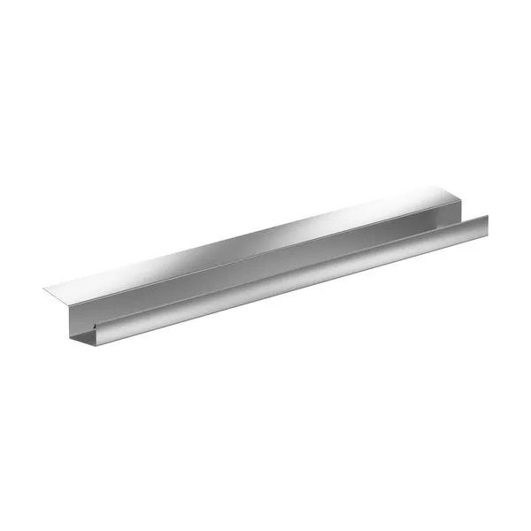 SDF Kastenrinne Piccolo 2 m Alu-natur mit Rinneneinhang