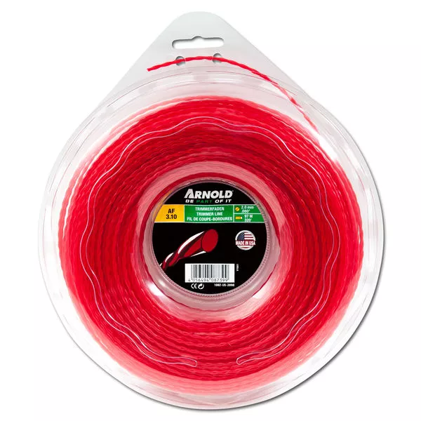 Trimmerfaden rund gedreht rot 2,0mm