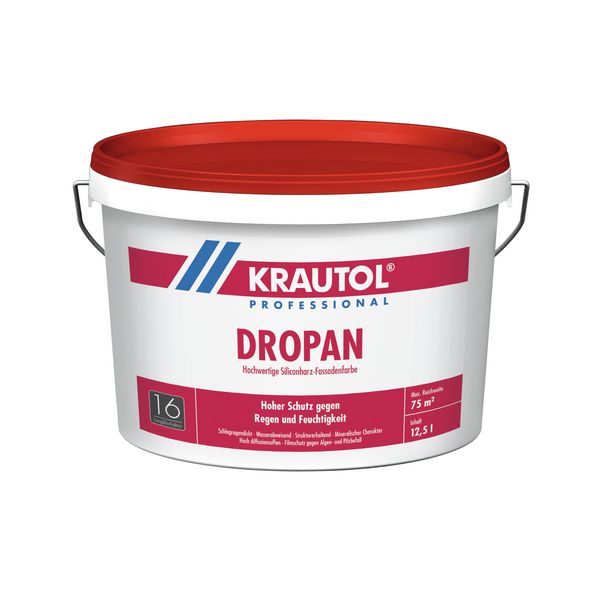Fassadenfarbe Dropan Basis 3 11,75l f.Mischmaschine, zzgl.Tönzuschl-