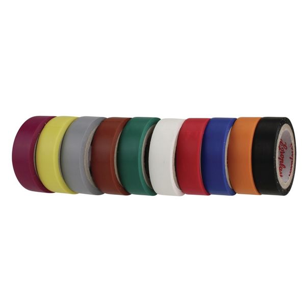 PVC-Isolierband farbig 0,15x12mm 10tlg COROPLAST