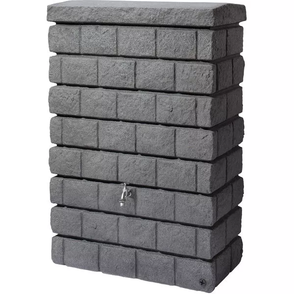 Wandtank Rocky Junior dark granite 300l 118x80x40cm
