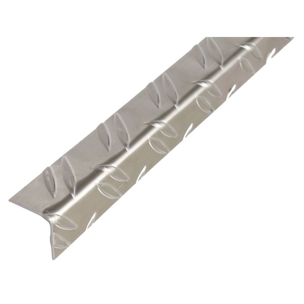 Winkelprofil Alu blank 23,5x23,5x1000 mm Riffel-Prägung