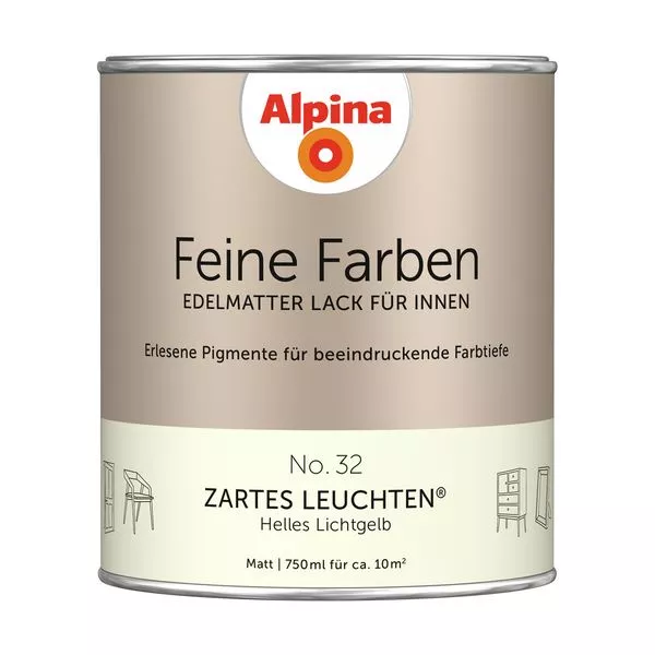 Buntlack Zartes Leuchten matt 750ml Feine Farben